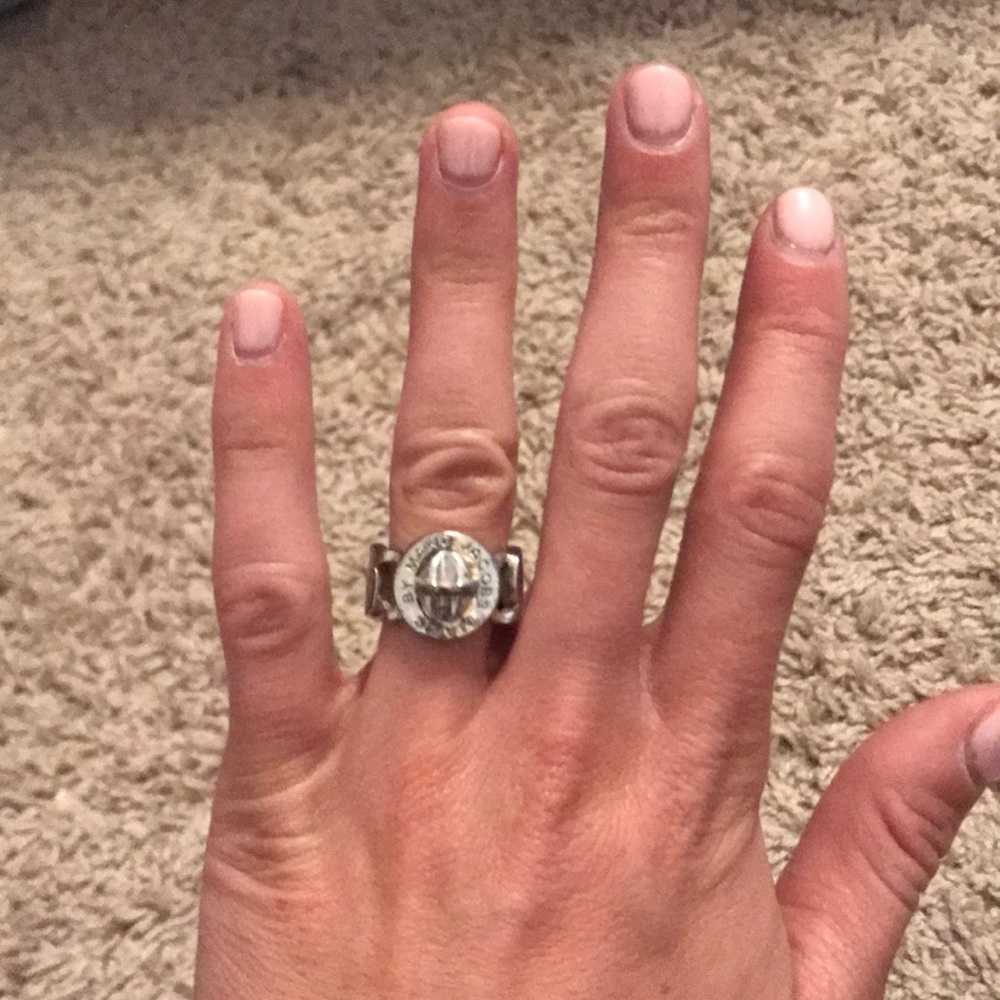 Silver Marc Jacobs ring